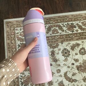 Owala Pink and Lavender Water Bottle